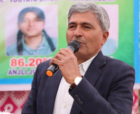 Teacher Hansraj gurjar at New Trimurti School Jamdoli Jaipur
