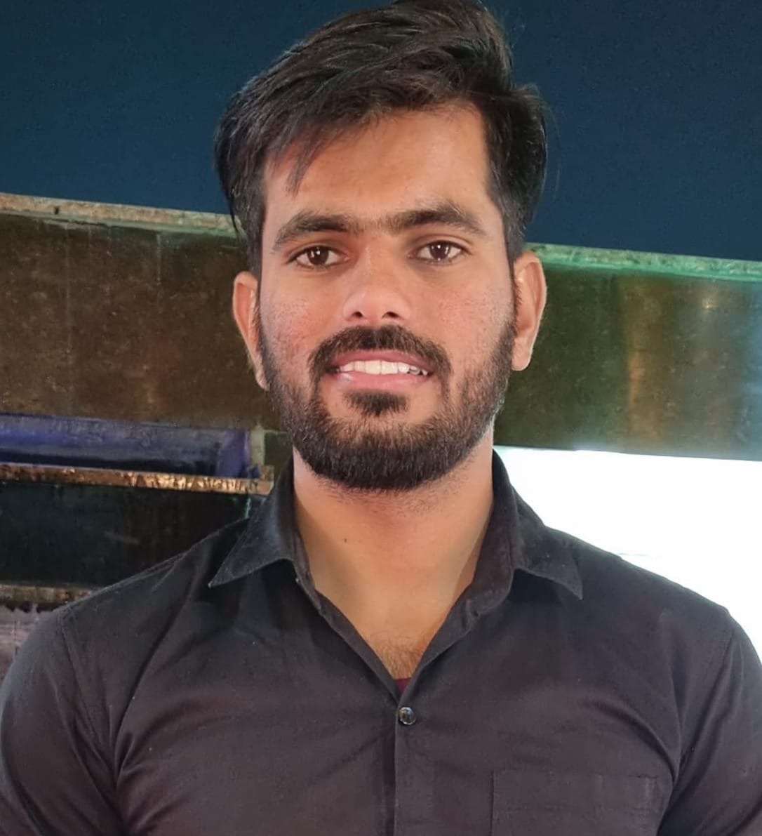 Teacher Mukesh Sharma at New Trimurti School Jamdoli Jaipur