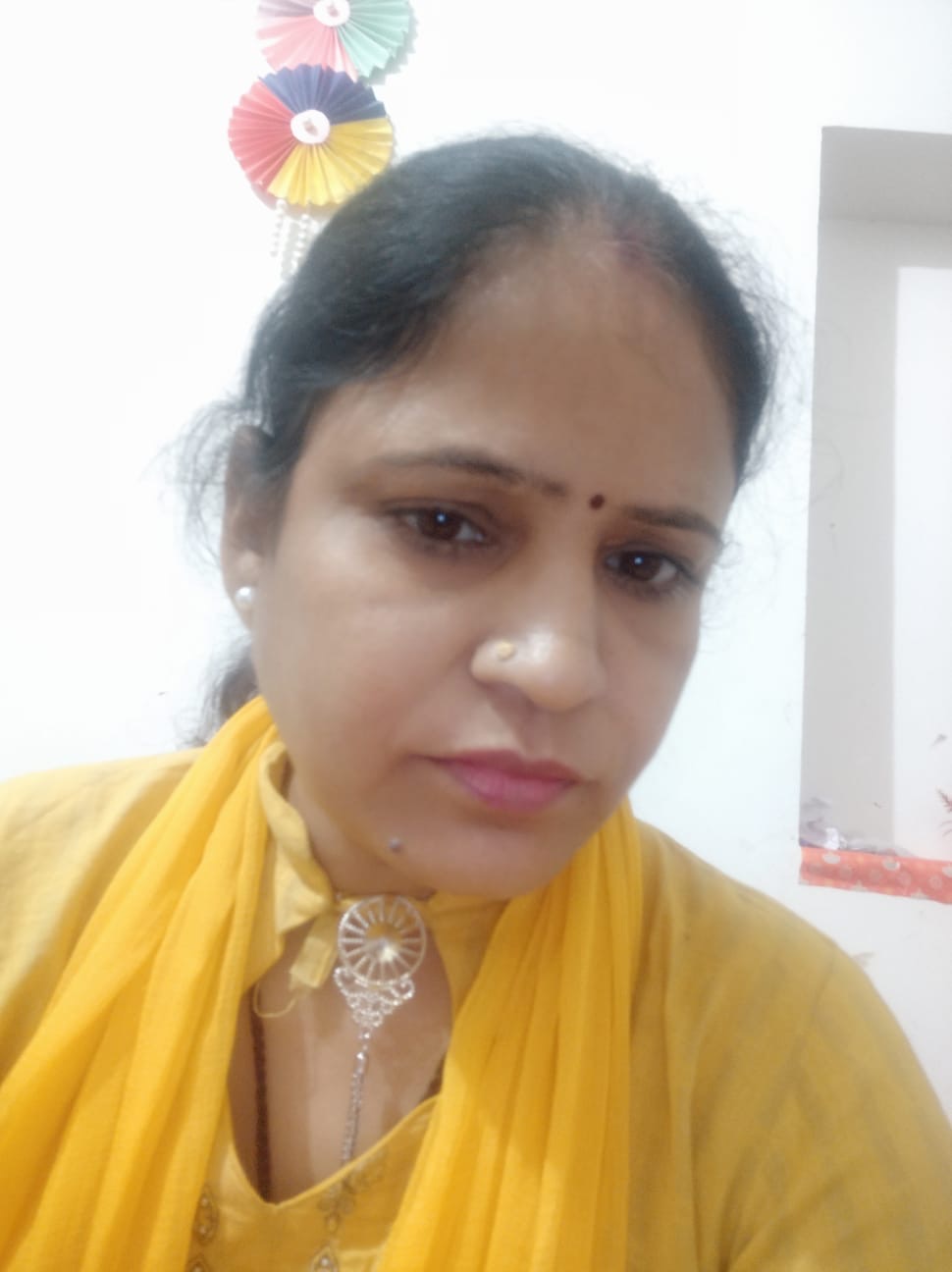 Teacher Surjeet kour at New Trimurti School Jamdoli Jaipur